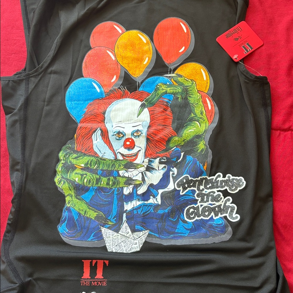 Civil Regime IT the Clown 🤡 Horror Compression Gym Tank